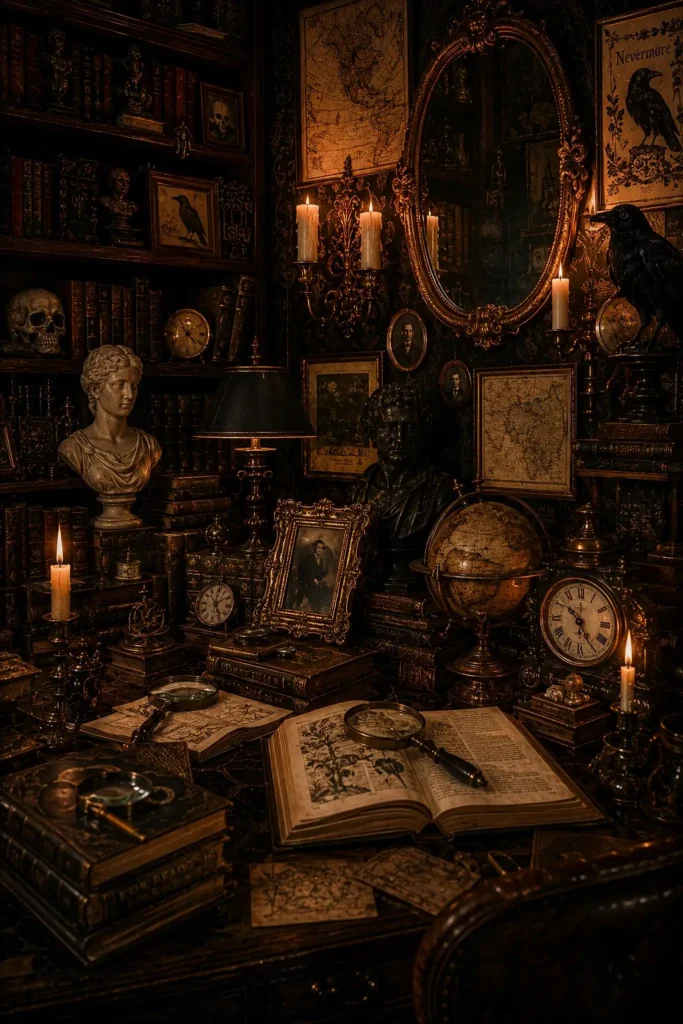 Vintage Dark Academia Decor Accessories