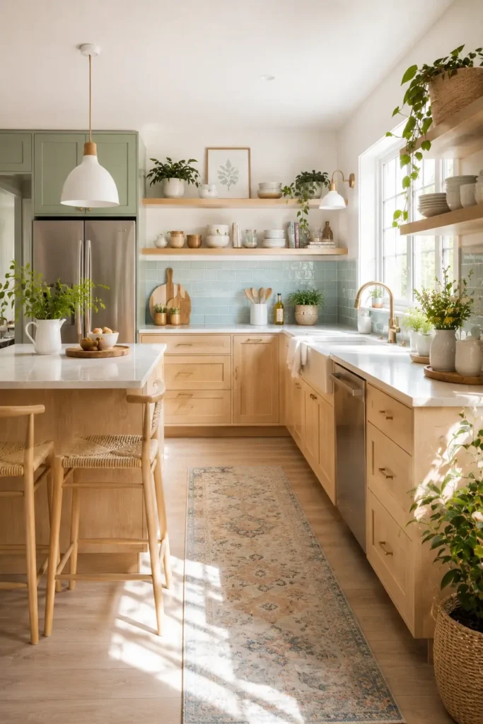 Scandinavian Colorful Kitchens