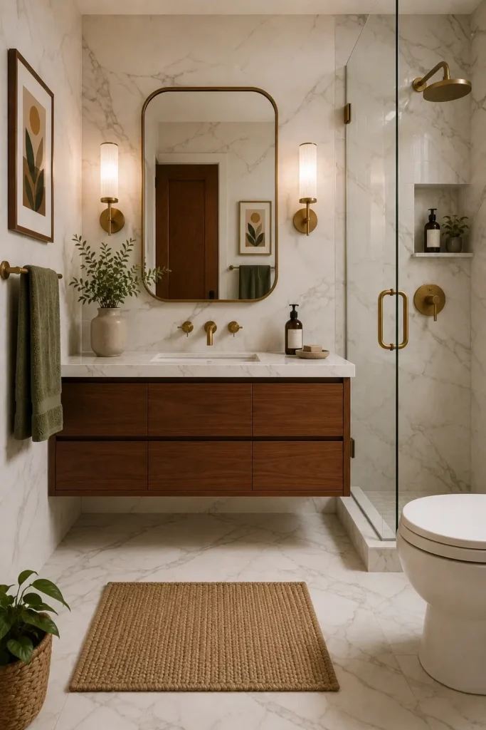 Marble and Wood Combinations