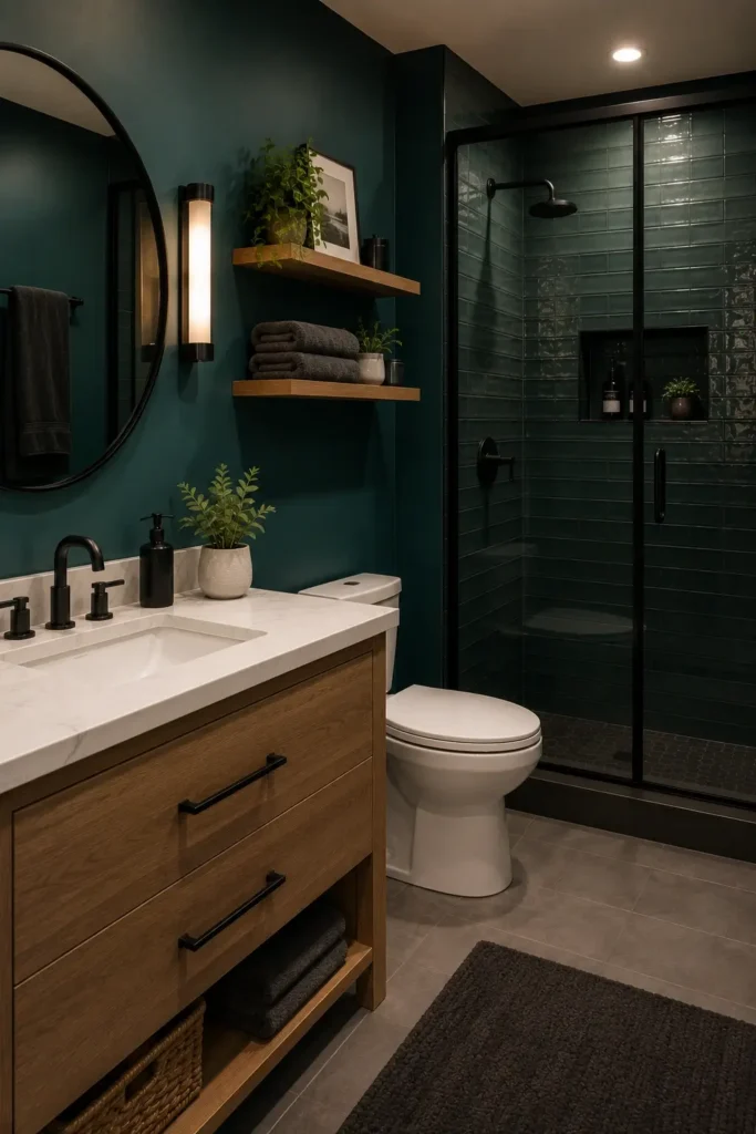 Matte Black Accents for a Clean Modern Style