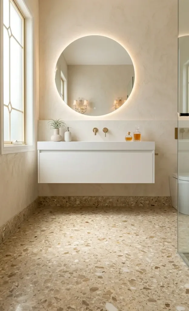 White and Beige Bathroom Ideas