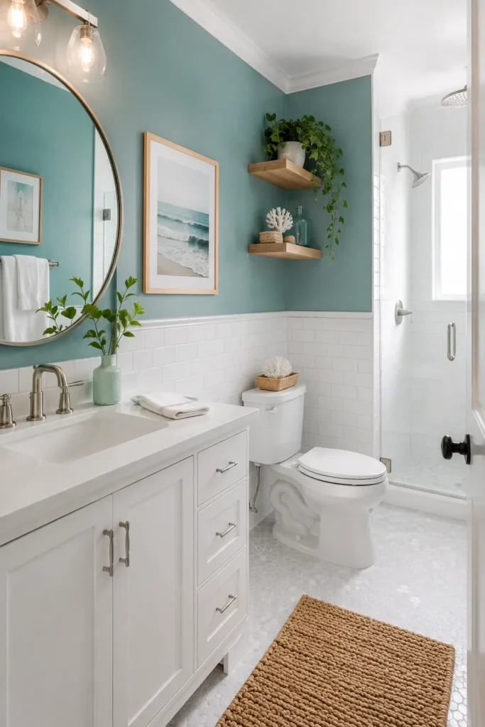 Light Teal Walls for a Soft and Airy Feel