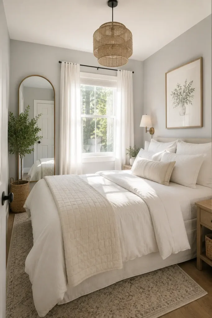 Pale Gray Paint Colors for Small Bedrooms