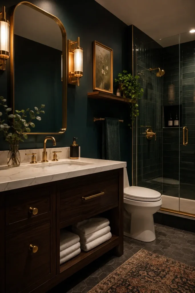 Dark Teal for a Rich, Moody Look