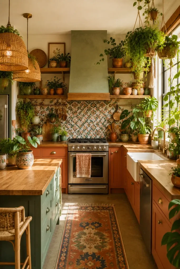 Colorful Boho Kitchen Ideas