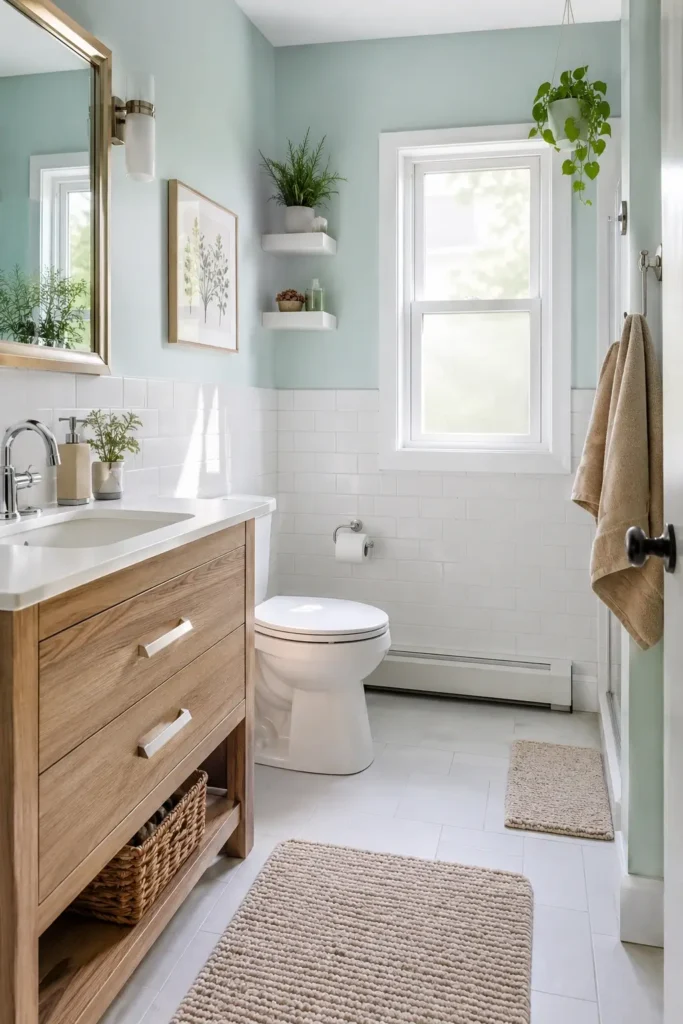 Large Teal Tiles for a Modern Statement