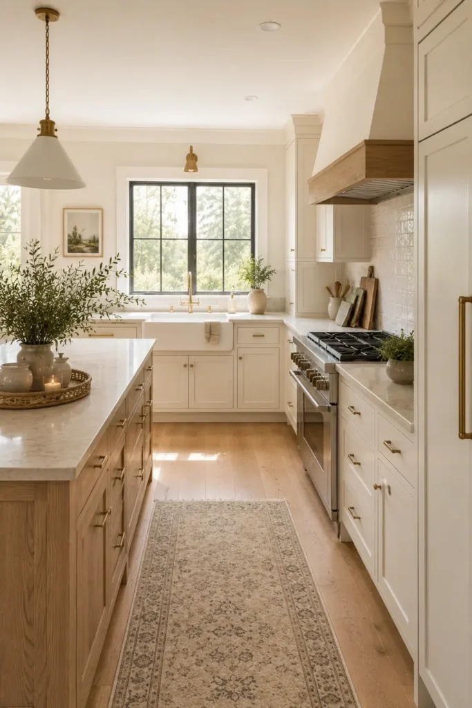 Soft Cream and Off-White Cabinets