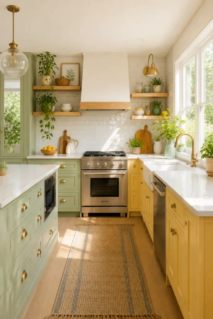 Small Colorful Kitchen Ideas That Feel Bigger