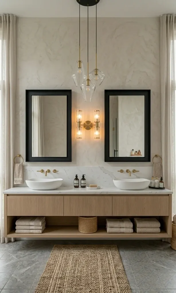 White and Beige Bathroom Ideas
