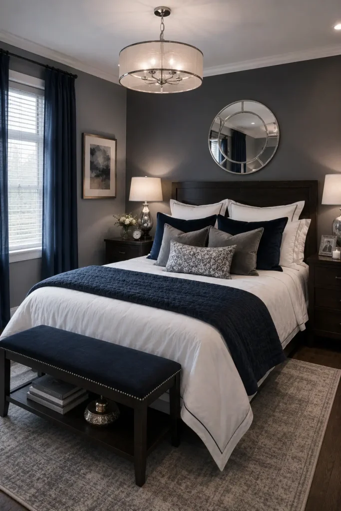 Blue-Gray and Stormy Gray Paint Shades