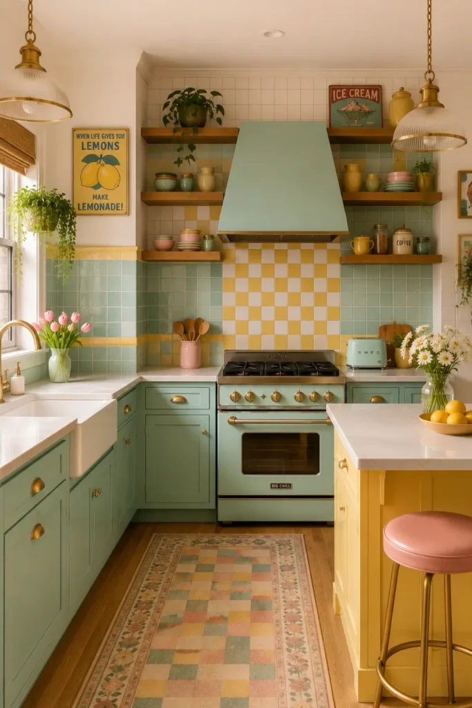 Vintage and Retro Backsplash Styles