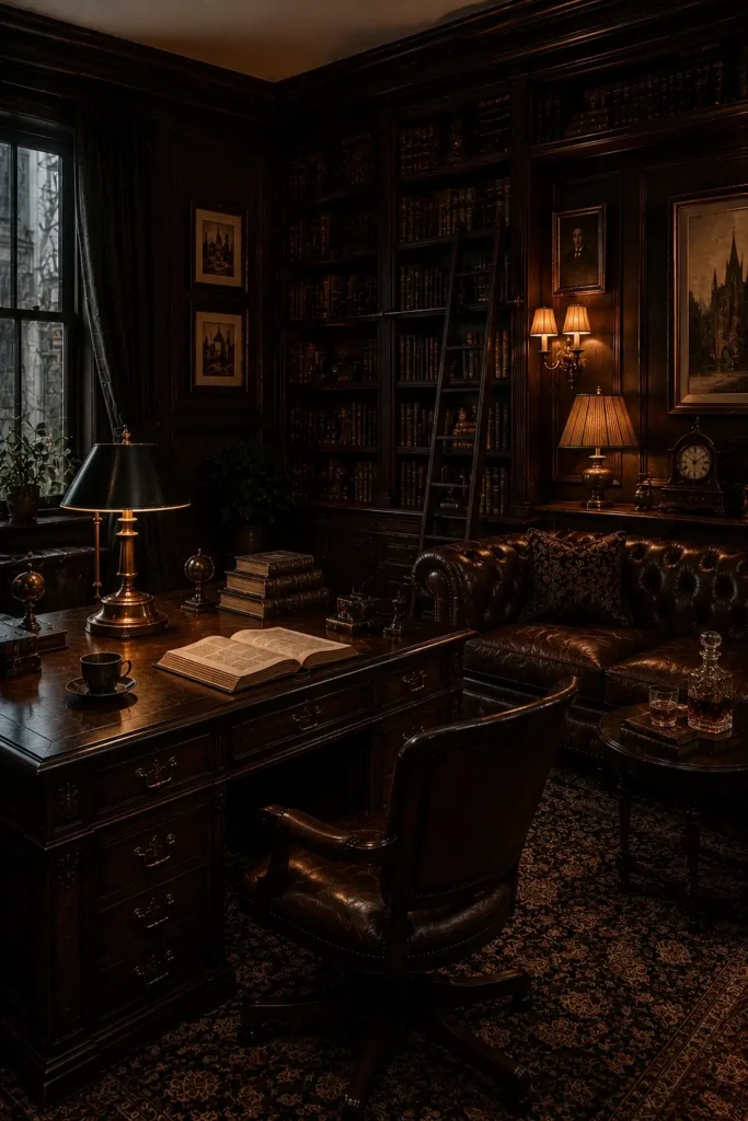 Best Wood Finishes for Dark Academia Rooms