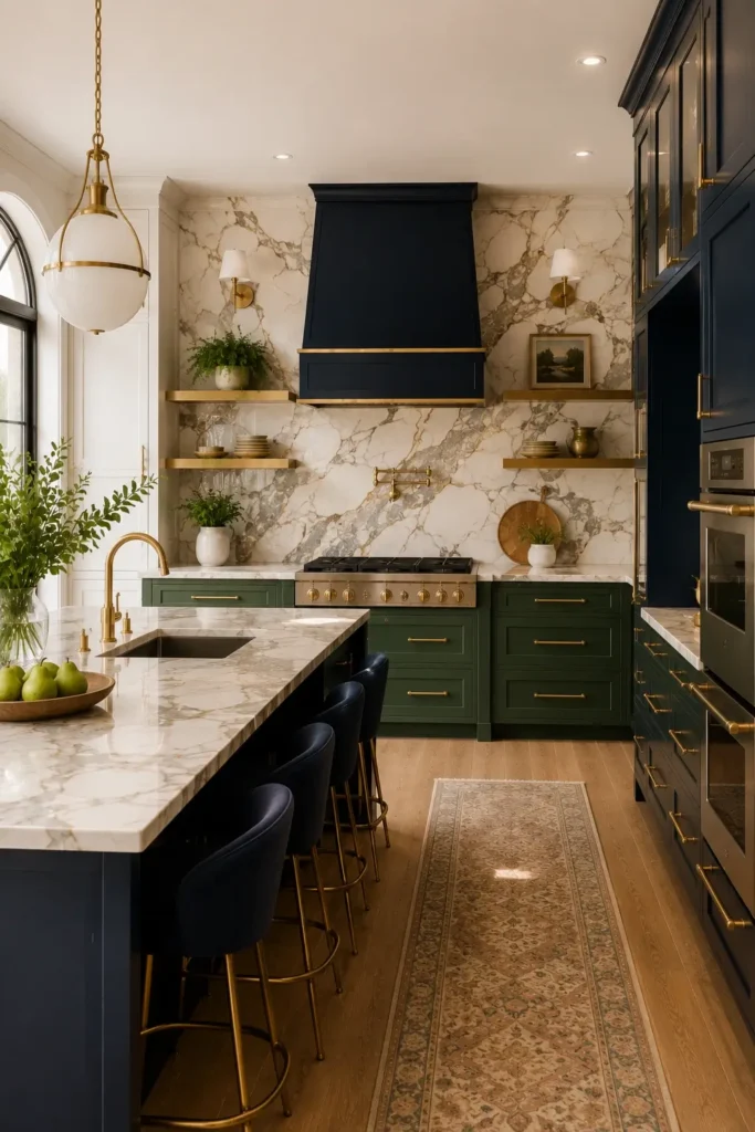 Full Slab Marble Backsplashes