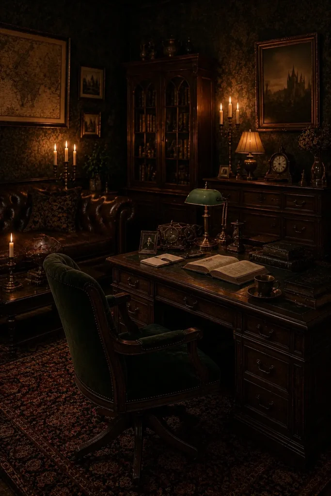 Vintage Dark Academia Furniture Ideas