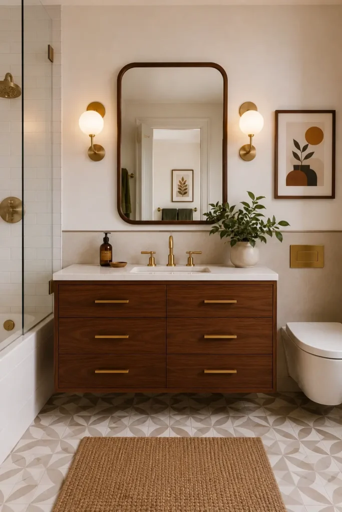 Warm Walnut Vanity Designs