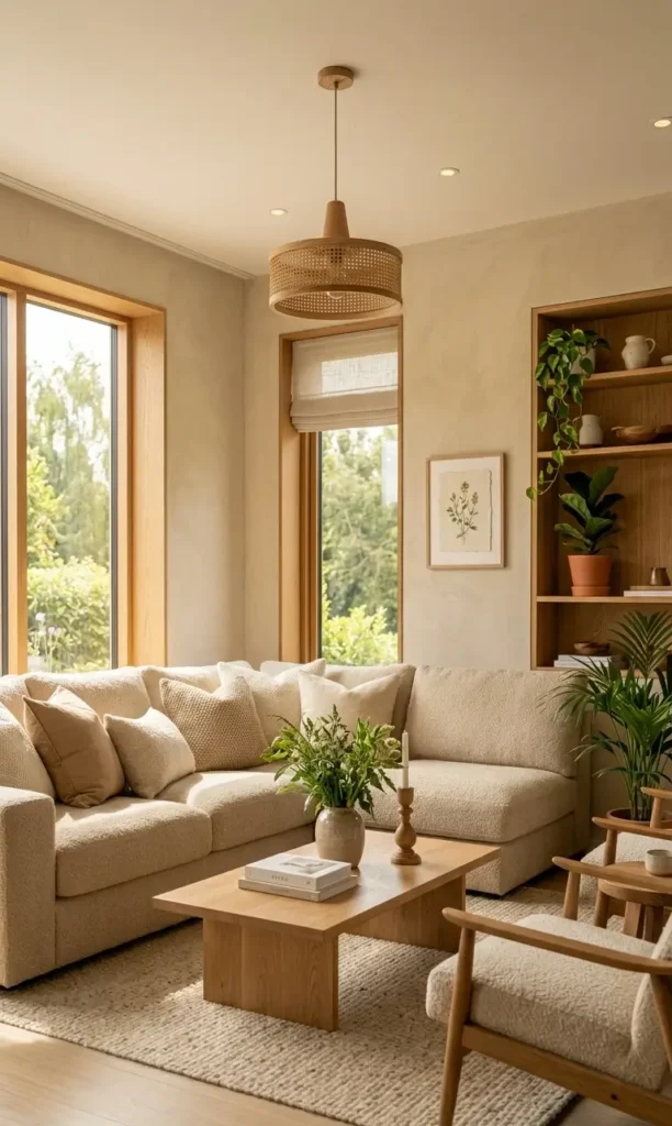 white and beige living room ideas