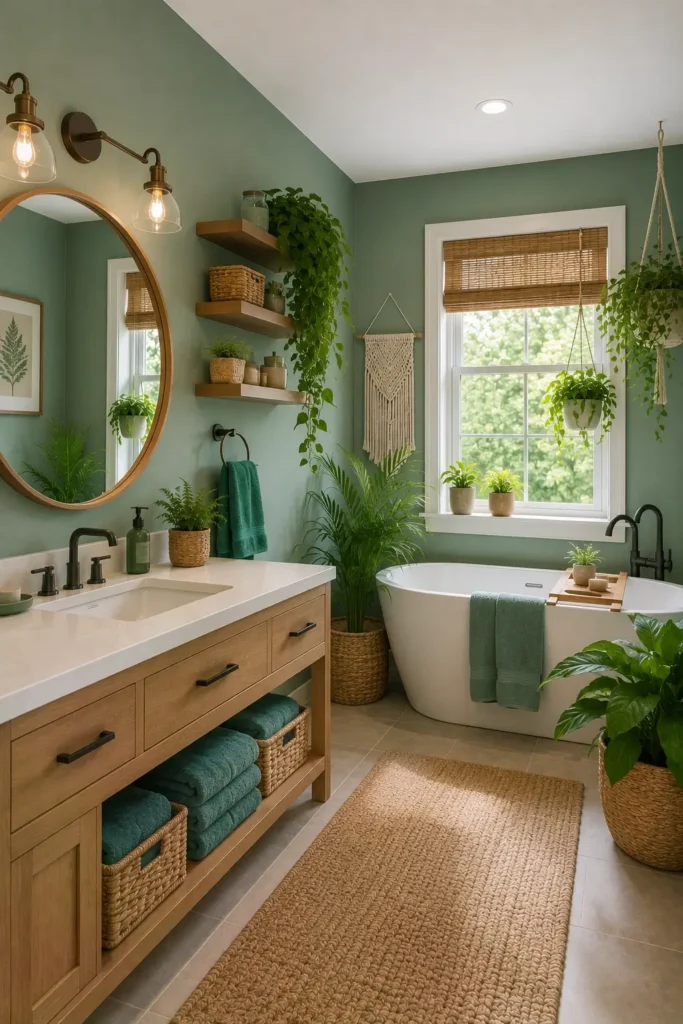 Add Plants and Natural Textures for a Fresh Feel