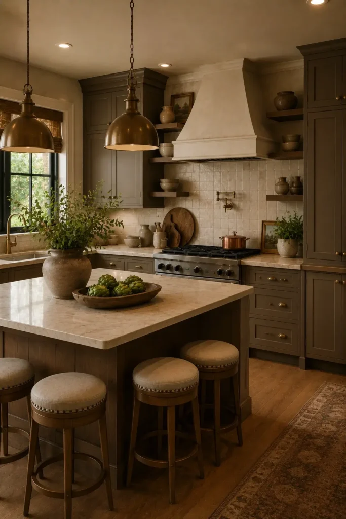 Warm Browns and Mushroom Tones