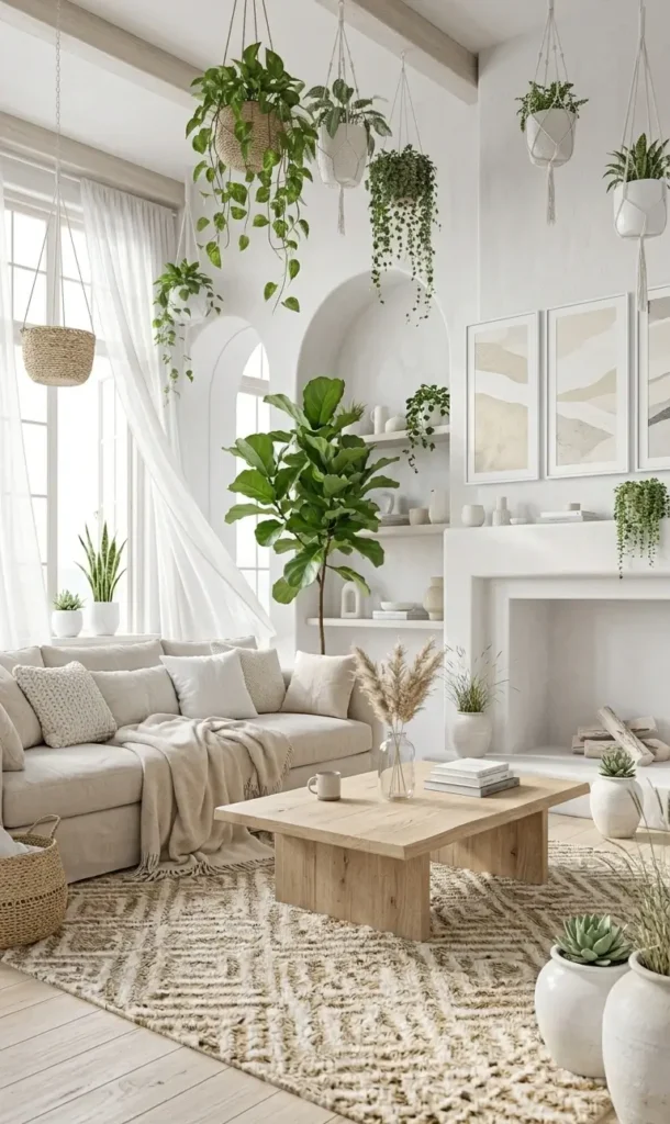 White and Beige Living Room Ideas for a Fresh Neutral Look