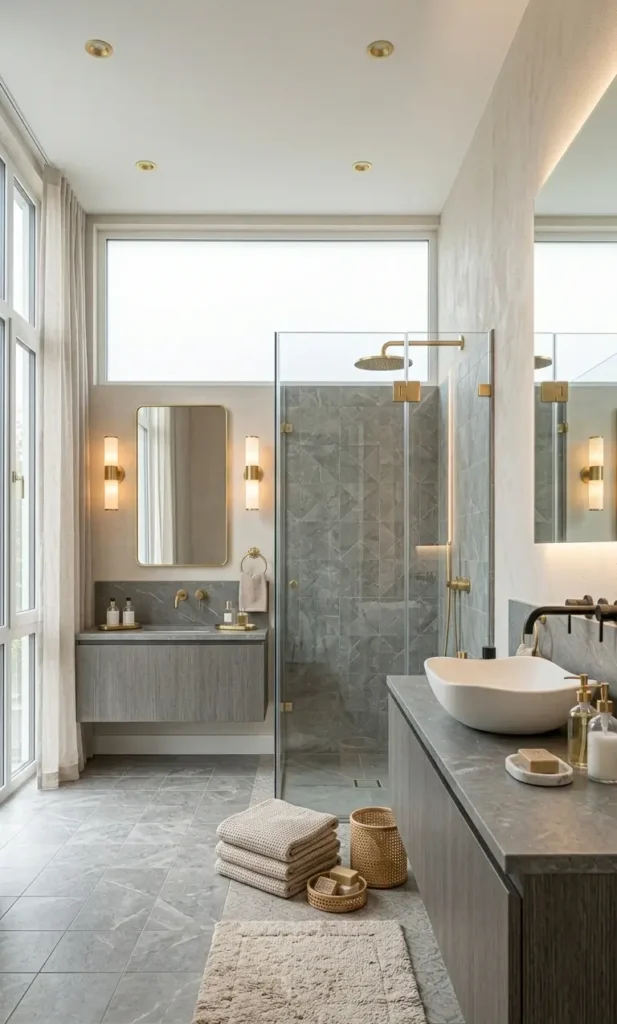 White and Beige Bathroom Ideas