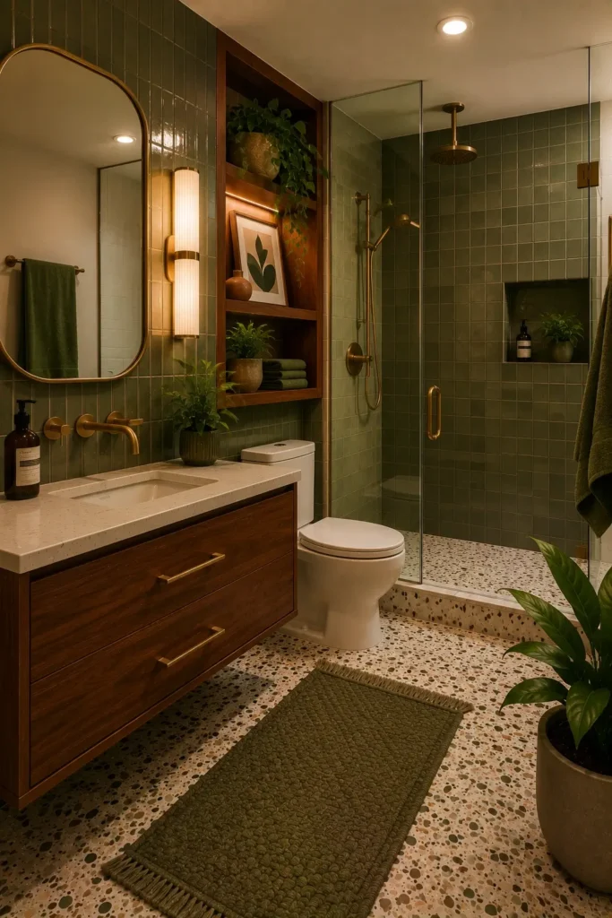 Green and Walnut Combinations