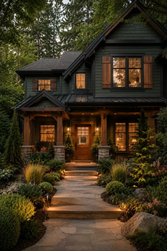 Gray and Charcoal Accent Colors for Modern Exteriors
