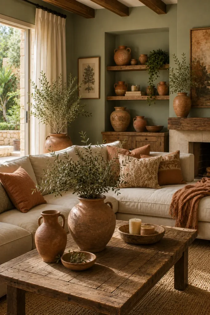 Sage Green and Terracotta for an Earthy Style