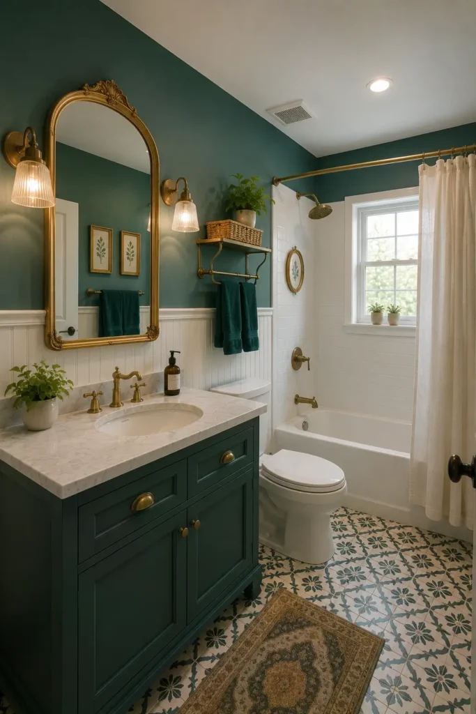  Vintage Teal Bathrooms With Retro Charm