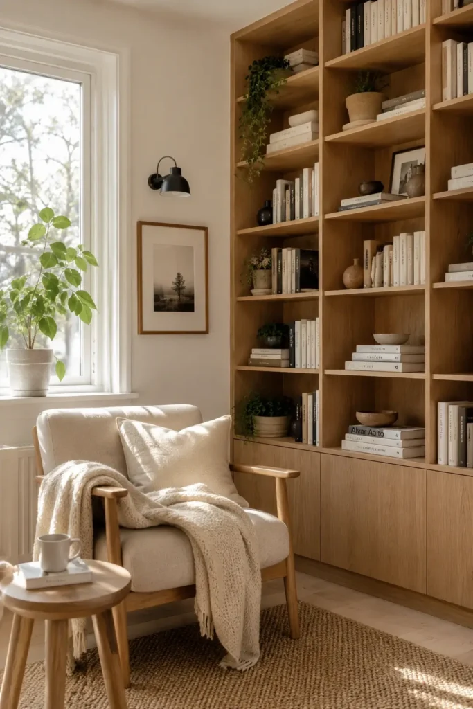 Tiny Reading Nook Ideas Beside a Window