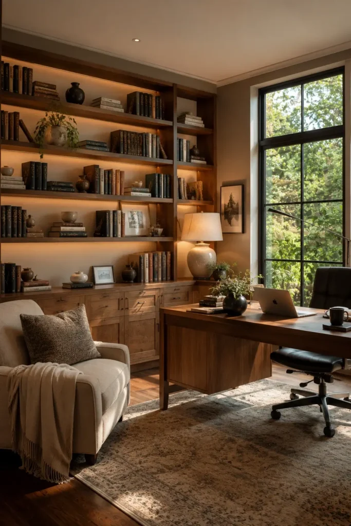 Home Office Library Decor Ideas