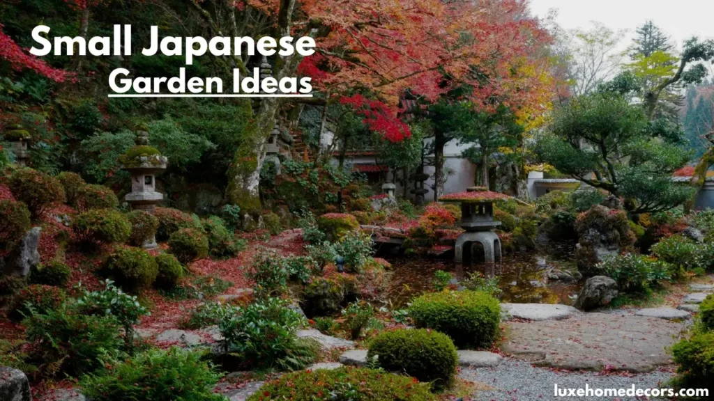 Small Japanese Garden Idea