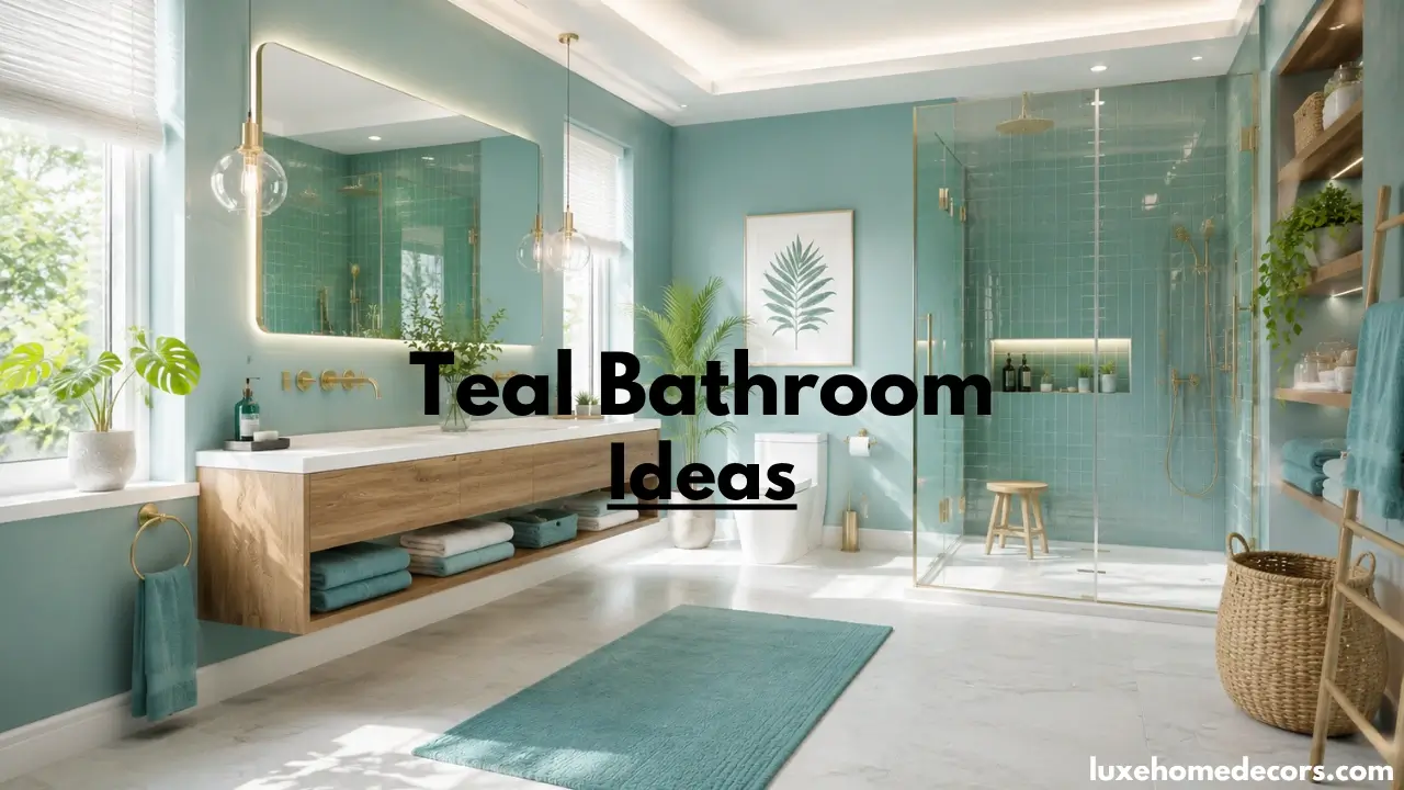 Teal Bathroom Ideas