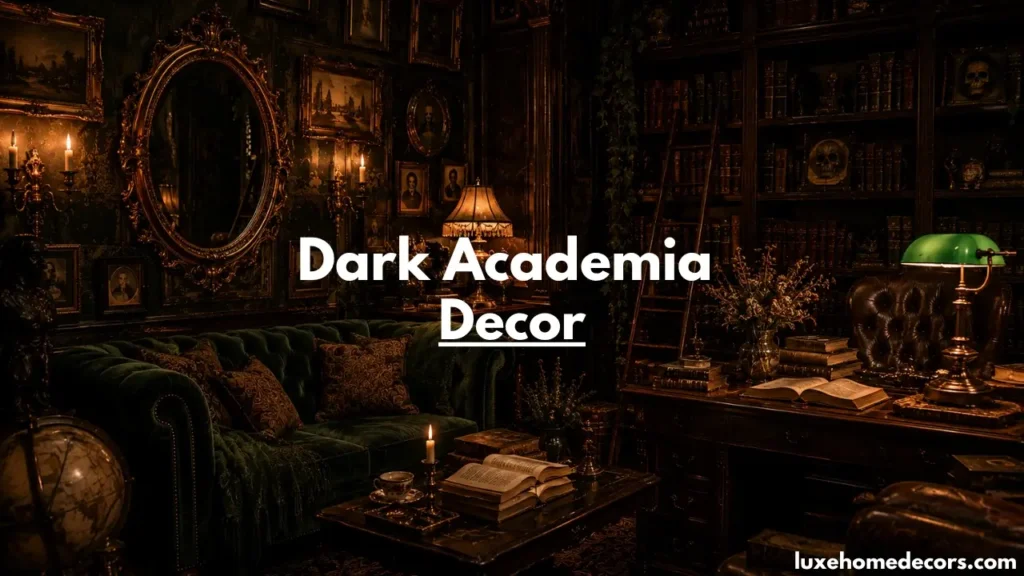 Dark Academia Decor Ideas