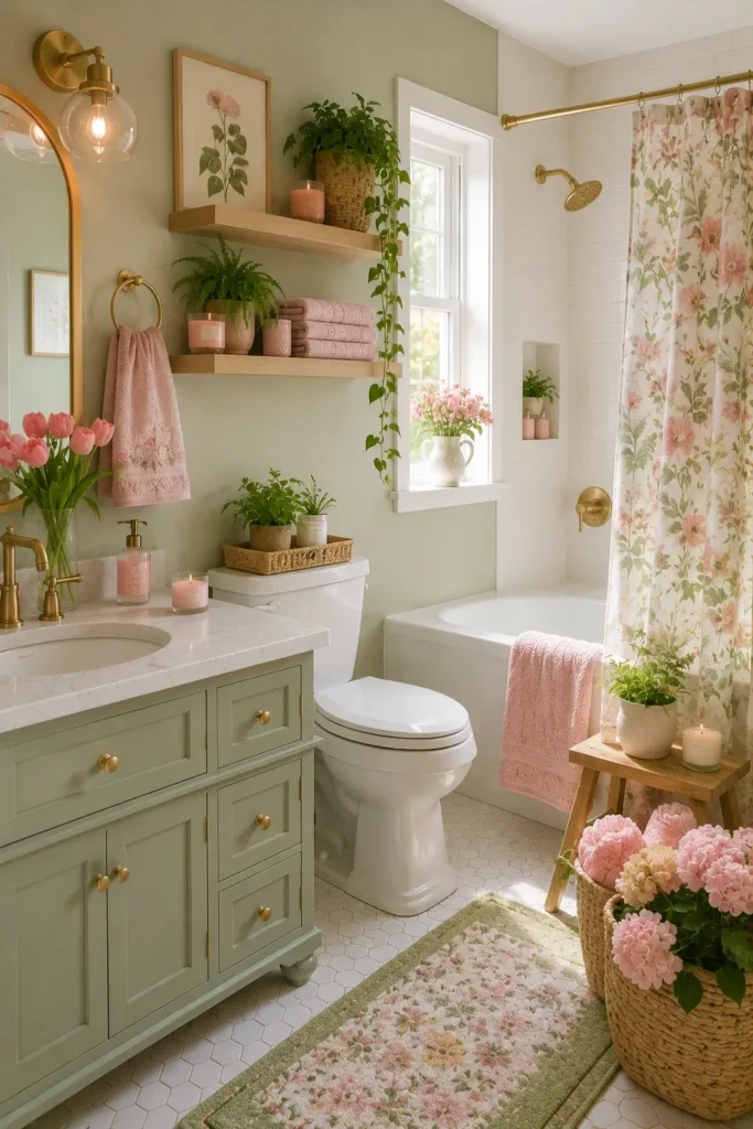 Seasonal Spring Bathroom Decor Ideas