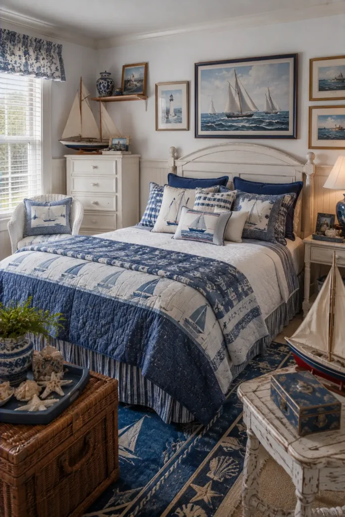 Sailboat-Themed Room Decor