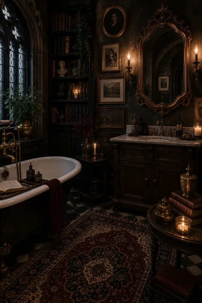 Mixing Gothic Decor With Academic Charm