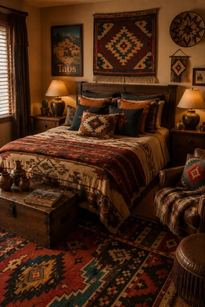 Patterned Rugs and Textiles