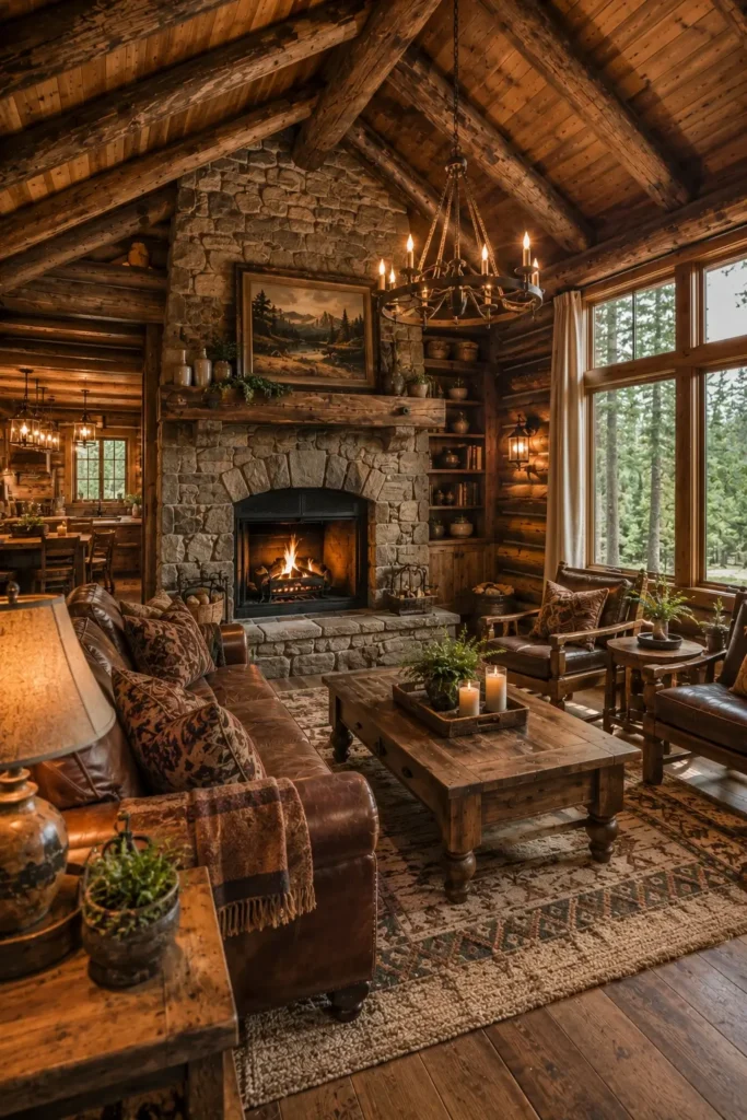 Rustic Cabin Interior Design Ideas