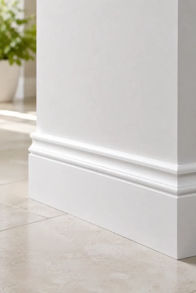 PVC Baseboard Trim