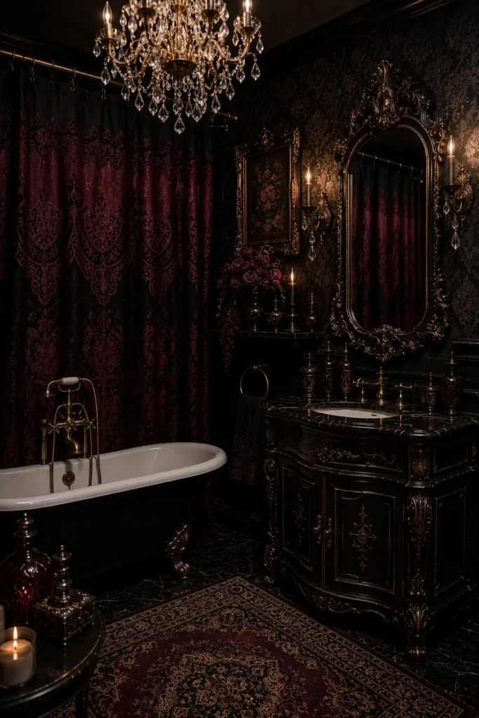Victorian Gothic Shower Curtain Inspiration