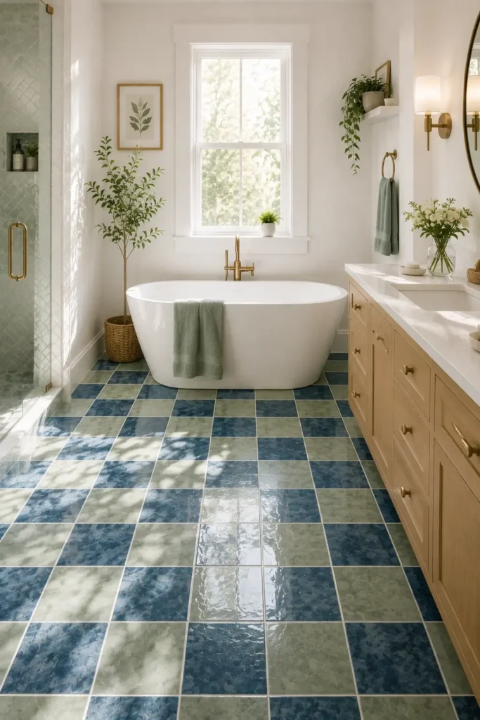 Use Checkerboard Floors
