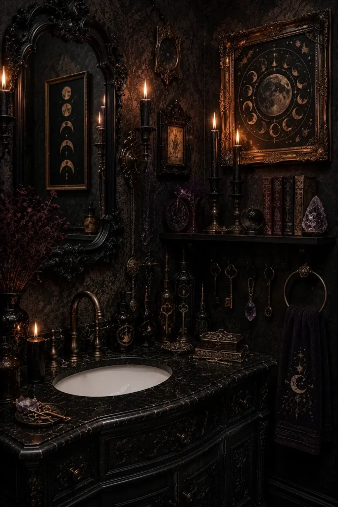 Gothic Home Decor Inspired by Witchy Interiors