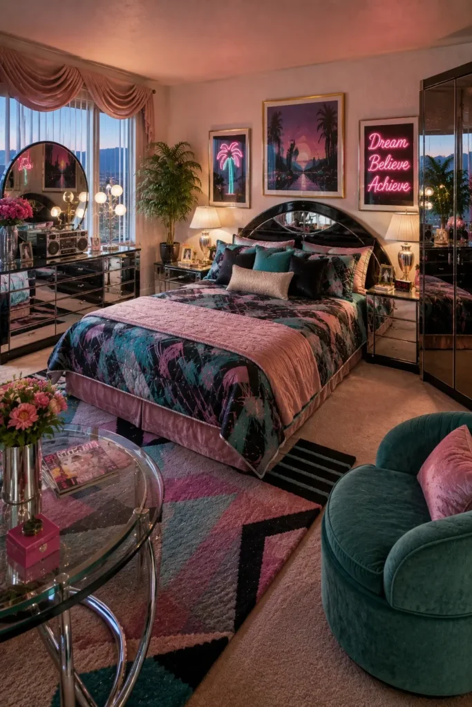 Mirrored Furniture and Glossy Finishes