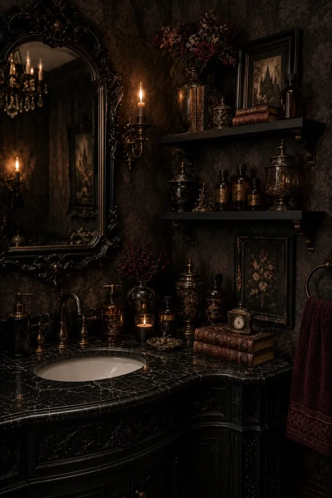 Apothecary Bottles and Curiosity Cabinet Displays