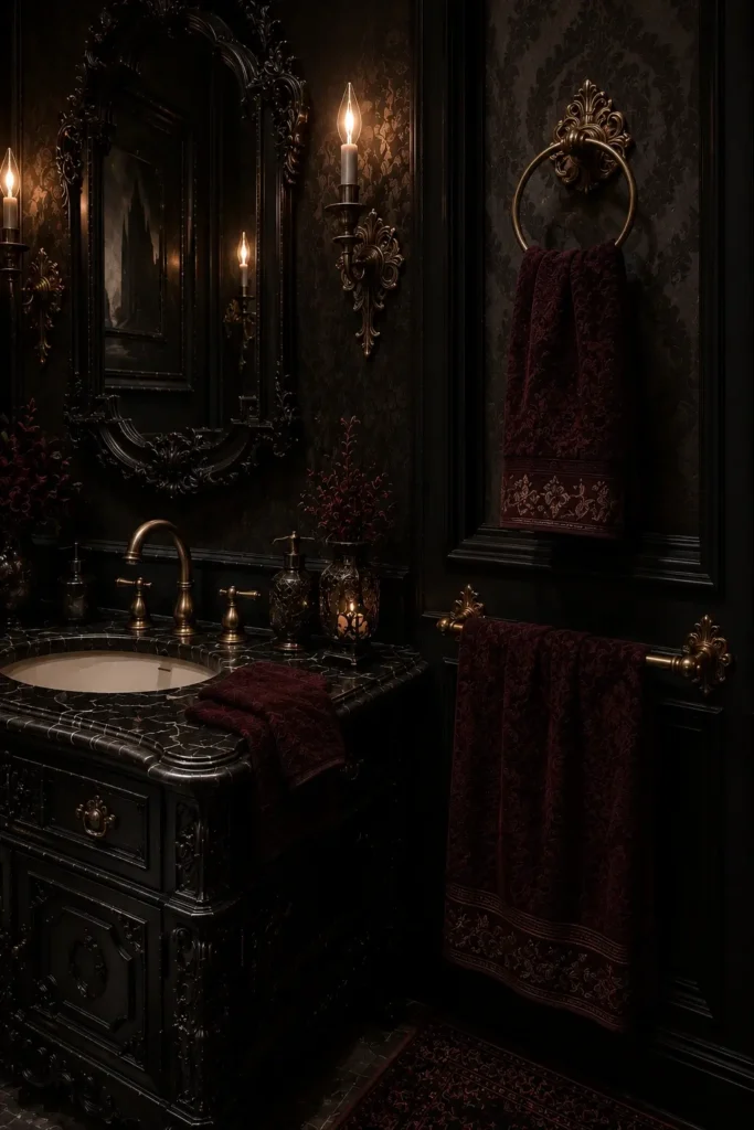 Ornate Towel Rings and Towel Holders