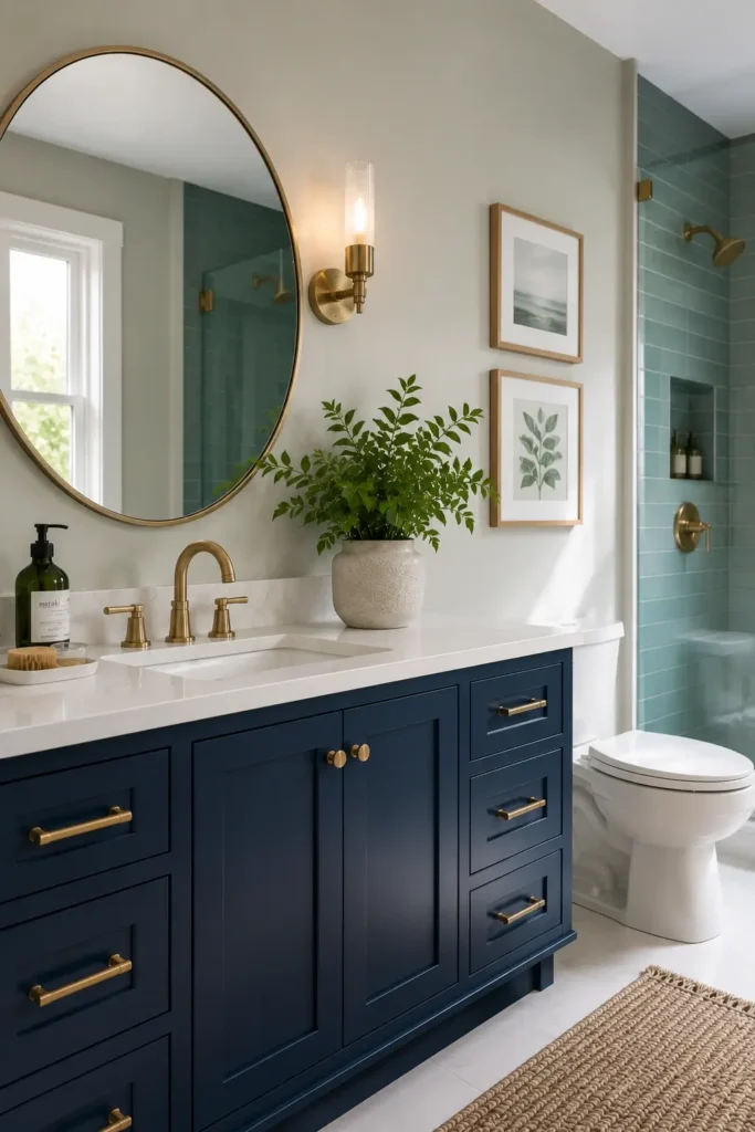 Pick a Blue Vanity