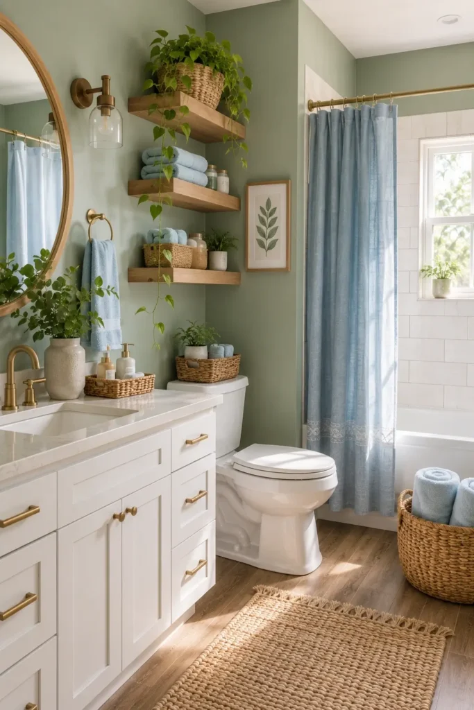 Use Sage and Sky Blue