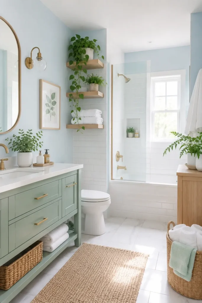 Choose Light Blue and Green