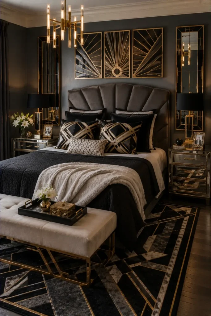 Bringing Art Deco Style Into a Modern Bedroom
