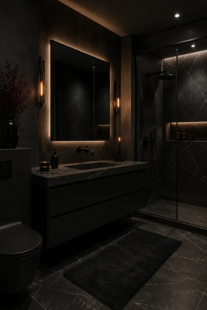 Modern Gothic Bathroom Decor Ideas